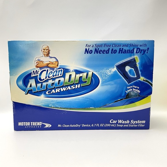 Other - NEW Mr Clean Auto Dry Car Wash Spot-Free Clean Shine Spray Starter Kit NIB